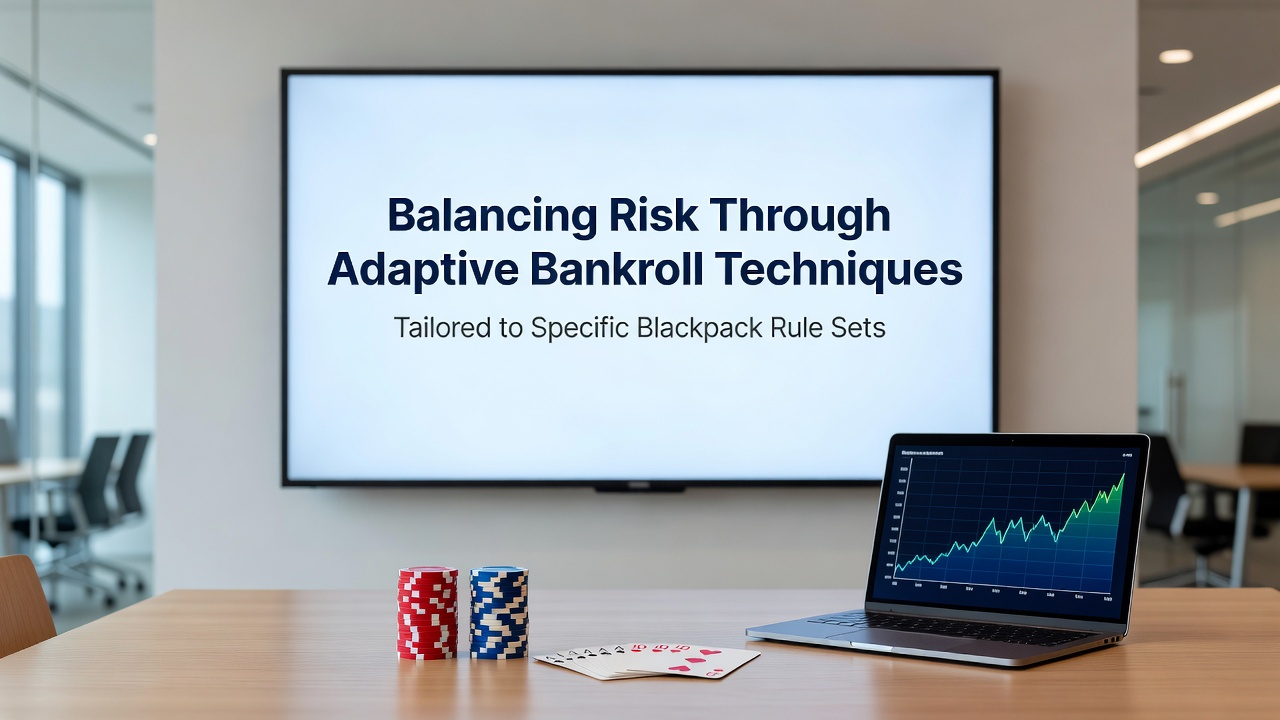 Darstellung adaptiver Bankroll-Techniken in Blackjack mit Fokus auf Regelvariationen