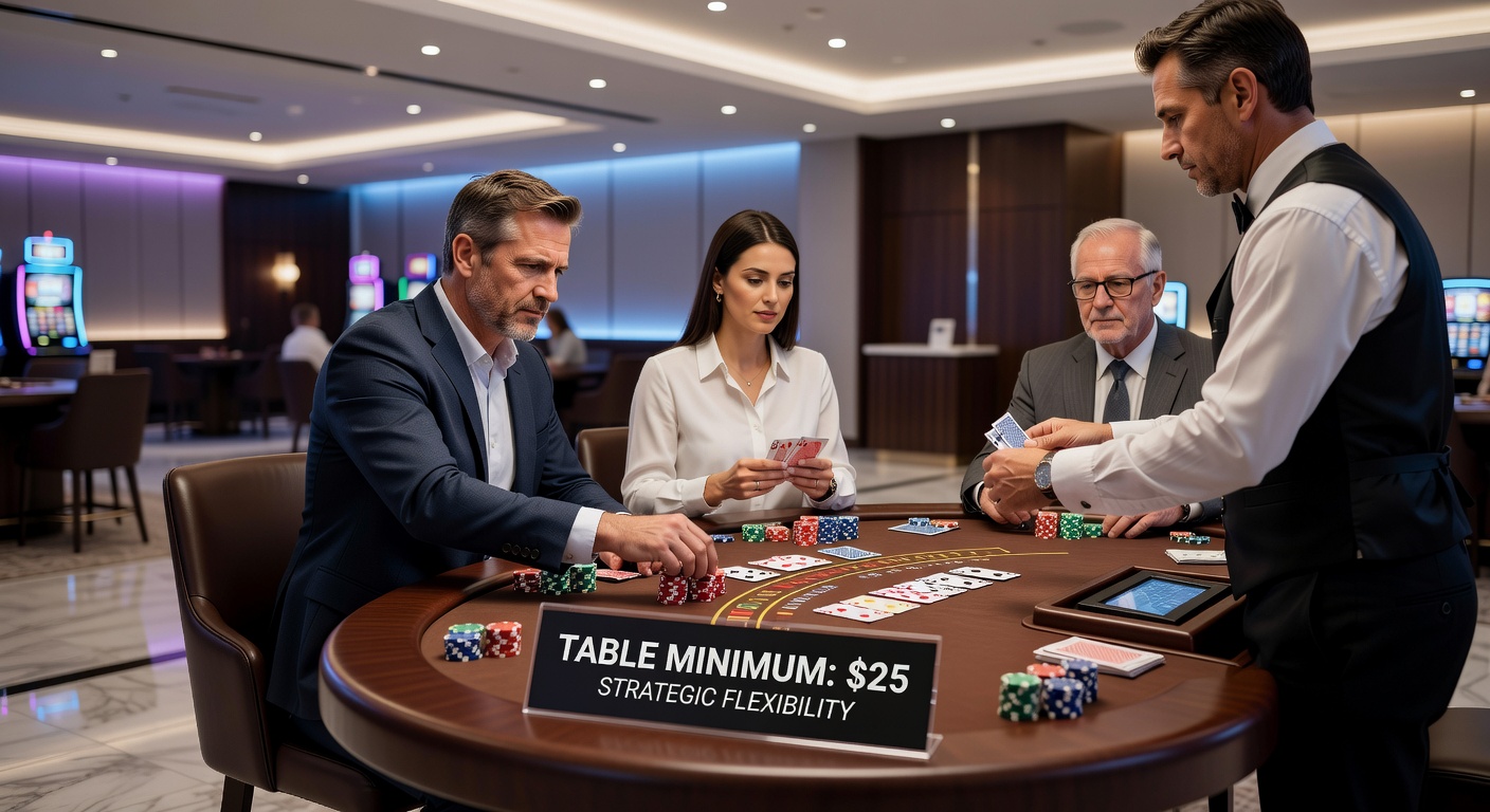 Spieler passen Strategien an unterschiedliche Blackjack-Tischlimits an