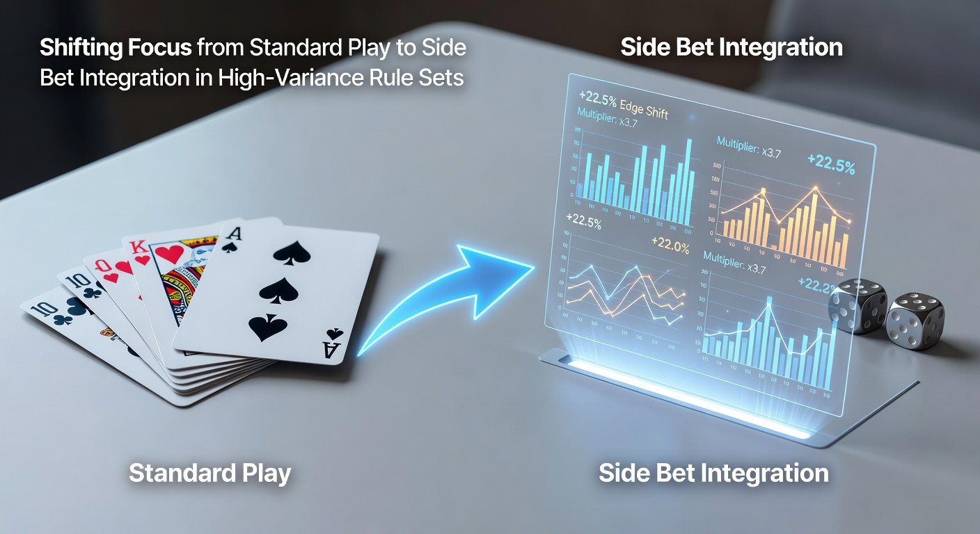 Spieler integrieren Side Bets während einer High-Variance-Blackjack-Session